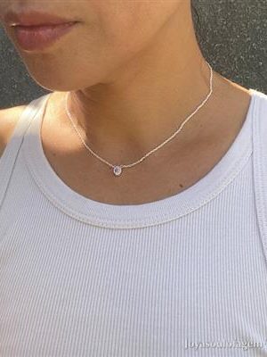 Dainty Crystal Choker Necklace