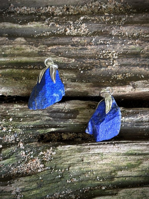 Starry Night Natural Lapis 50mm Disc Pendant Bead 9362F main image 1