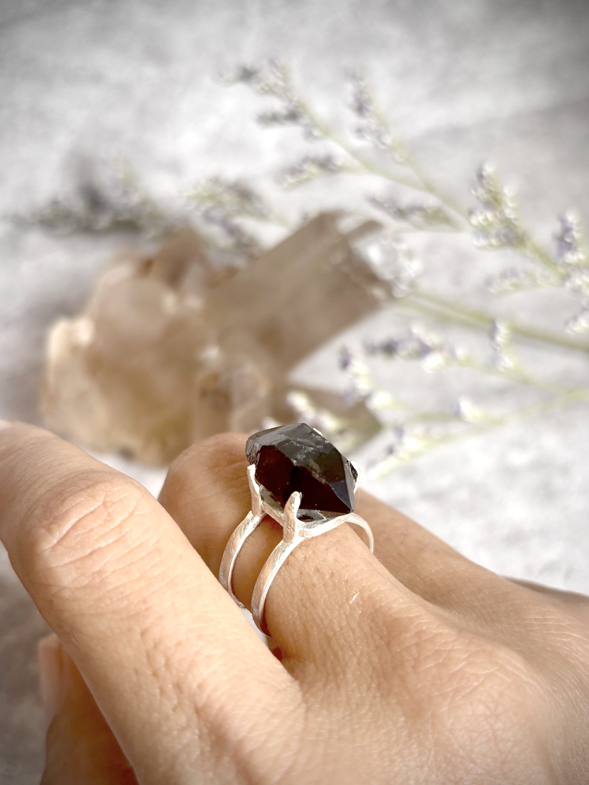Black Herkirmer Adjustable Ring - Image 4