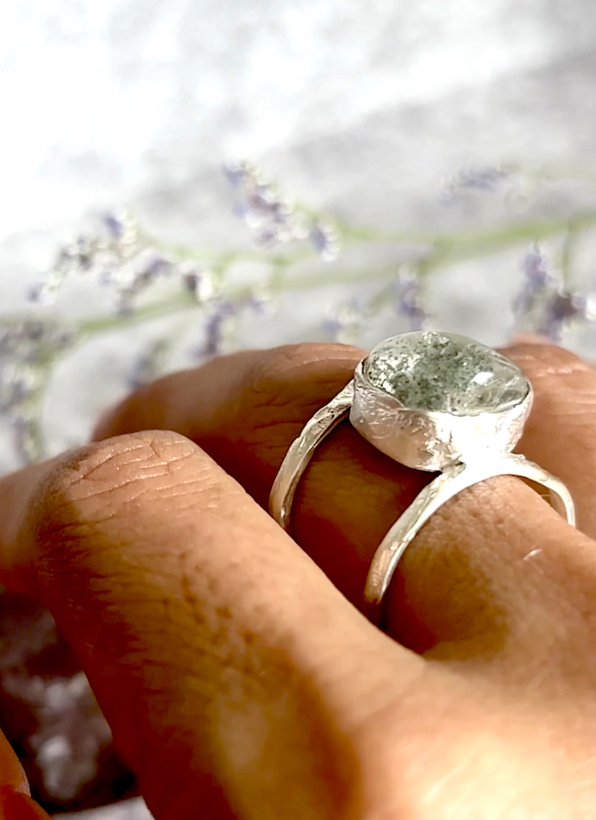 Forest Flow - Adjustable Garden Quartz Ring - Image 3